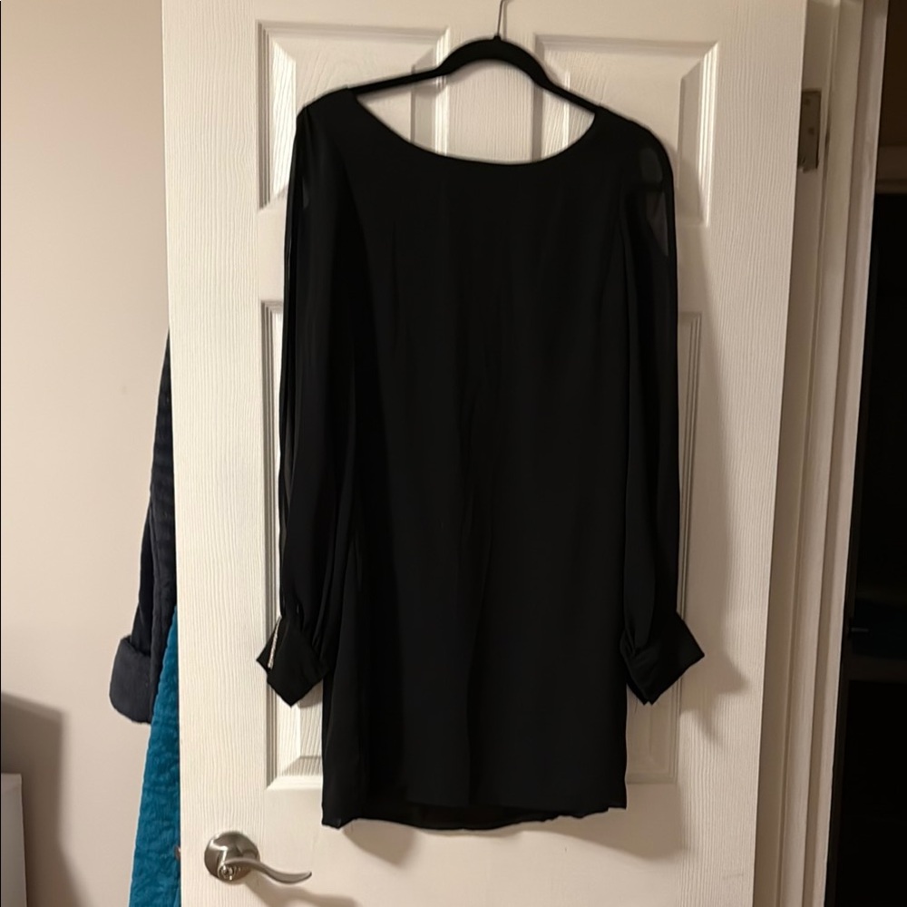 Elegant Black Sheer Blouse